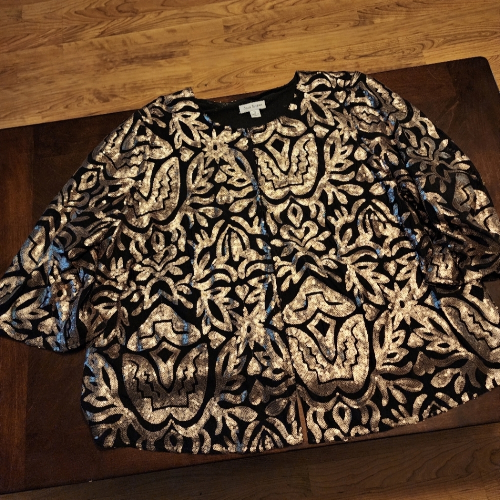 Joan Boyce Gold &Black Jacket Size 2